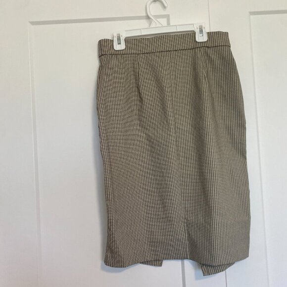 Dynamite Work Office Wear Wrap Front Pencil Knee Length Skirt Size Medium - Picture 5 of 7